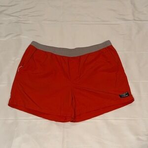 L.L.‎ Bean Pull-on Shorts Mens Large Coral Elastic Waist Swim Outdoor Beach